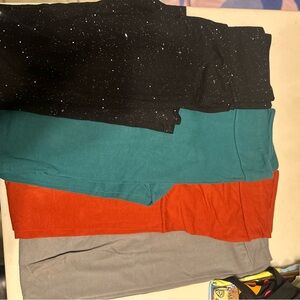 Kids Colorful Flare Leggings Set